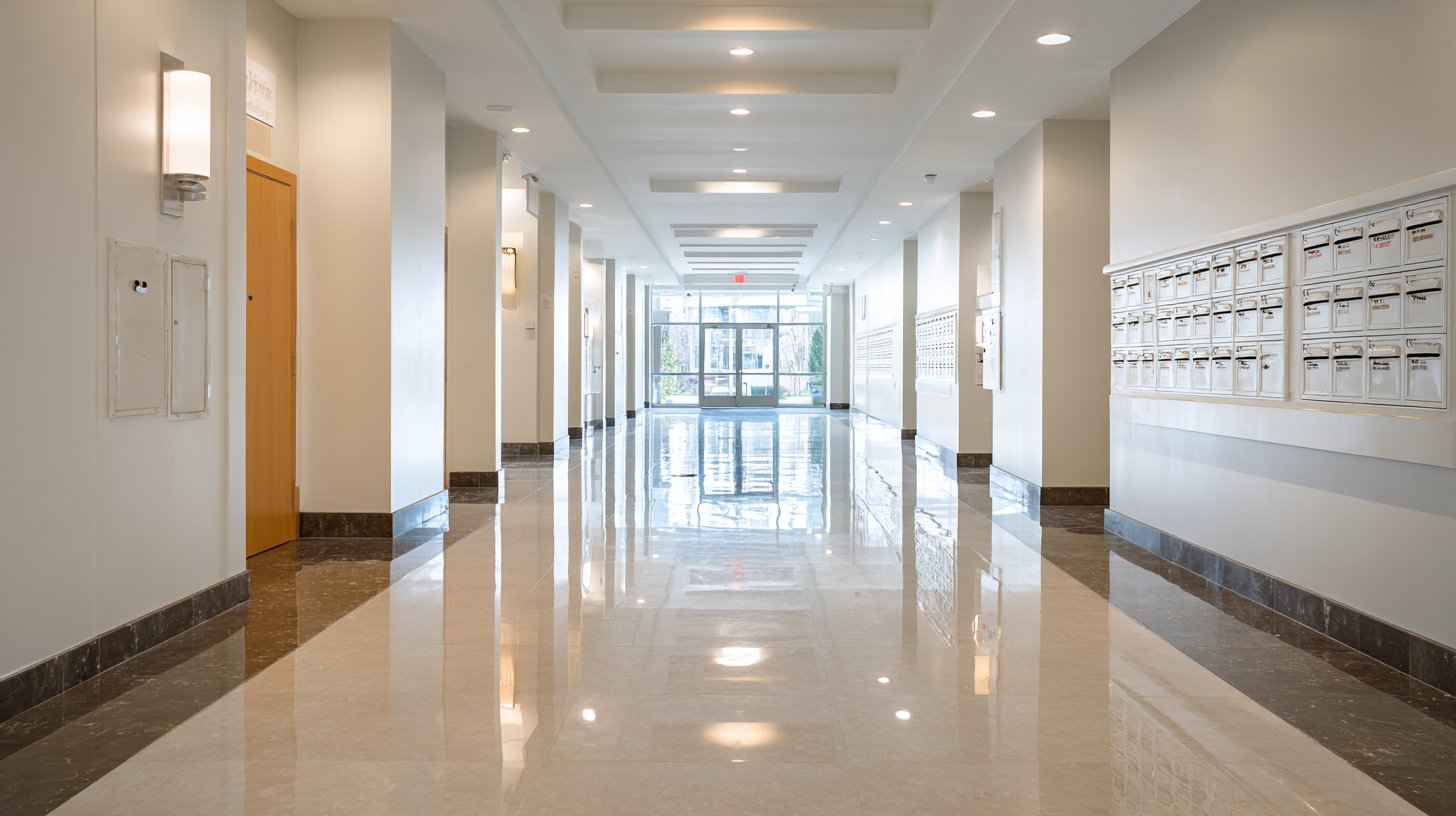 HOA community hallway cleaning — San Diego