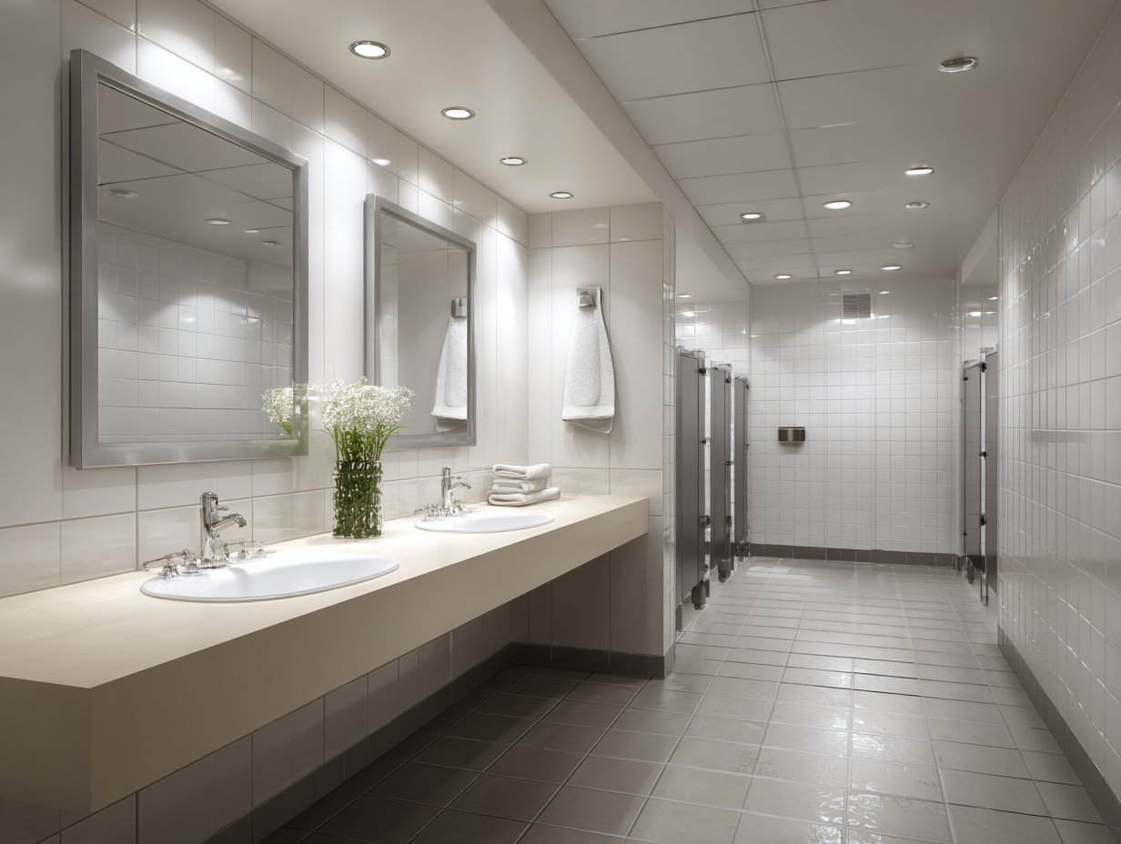 HOA community restroom cleaning — San Diego