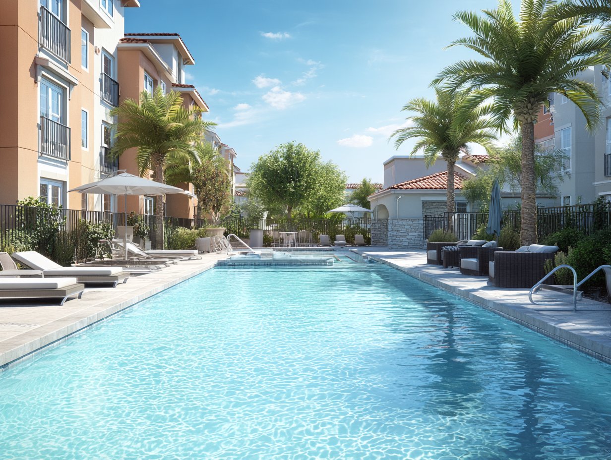 North County HOA pool deck cleaning — Carmel Valley, CA