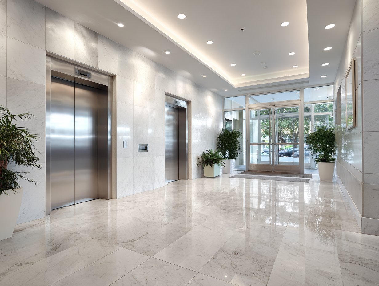 HOA elevator lobby cleaning — North County San Diego